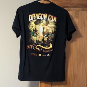 Dragon Con Blood Donor Lifesouth Black Graphic T-Shirt size M